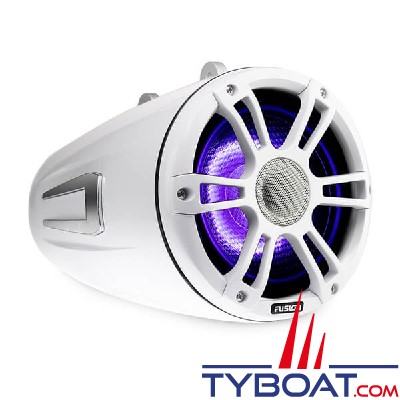 Fusion - Signature série 3 Wake Tower - Sport Blanc - Haut-parleurs marine 6.5