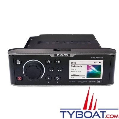 Fusion - Stéréo marine AM/FM/DVD Player /BT/USB/NMEA/Ethernet - 280 W - MS-AV755