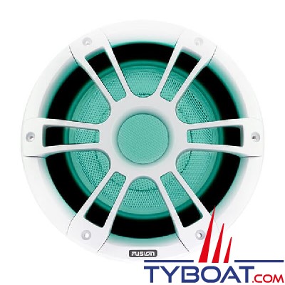 Fusion - Subwoofer série Signature 3 édition Sport Led CRGBW - Blanc - 10