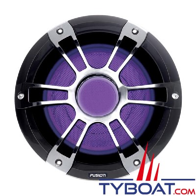 Fusion - Subwoofer série Signature 3 édition Sport Led CRGBW - Chrome - 10