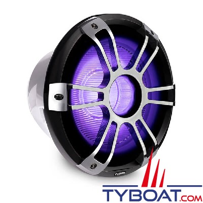 Fusion - Subwoofer série Signature 3 édition Sport Led CRGBW - Chrome - 12