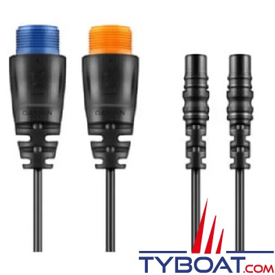 Garmin - Adaptateur sonde 12 pin et 8 pin pour sondeur 4 pin