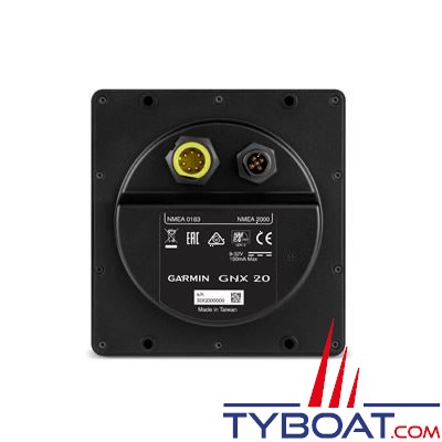 Garmin - Afficheur numérique GNX 20 - NMEA2000 / NMEA0183 - Affichage noir / fond blanc