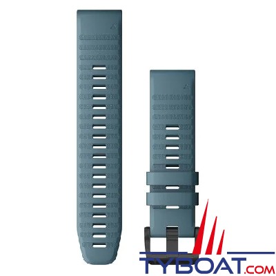 Garmin - Bracelet de montre QuickFit, 22mm, Silicone bleu lagon