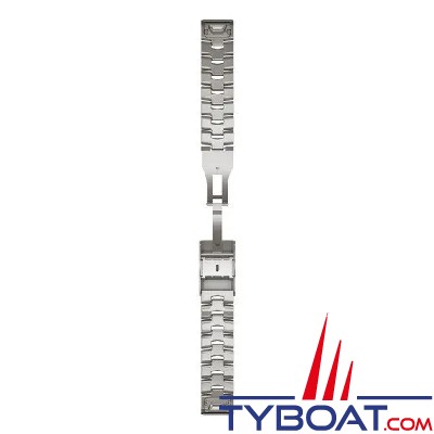 Garmin - Bracelet de montre QuickFit, 22mm, Titane épuré
