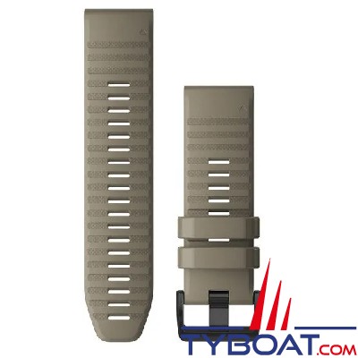 Garmin - Bracelet de montre QuickFit, 26mm, Silicone Grès foncé
