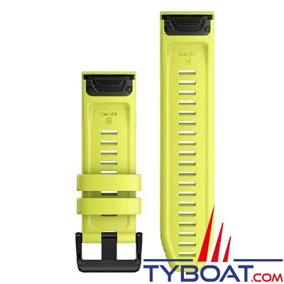 Garmin - Bracelet de montre QuickFit, 26mm, Silicone jaune