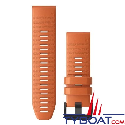 Garmin - Bracelet de montre QuickFit, 26mm, Silicone orange