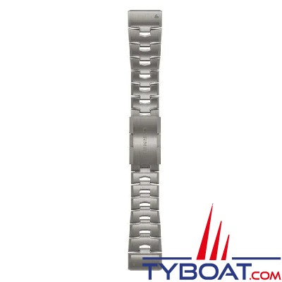 Garmin - Bracelet de montre QuickFit, 26mm, Titane épuré