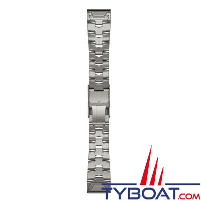Garmin - Bracelet de montre QuickFit, 26mm, Titane épuré