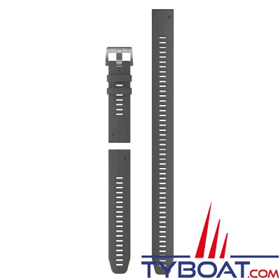 Garmin - Bracelet QuickFit™ Descent®, 22mm, Silicone, Gray