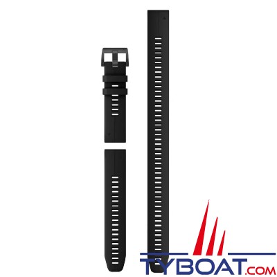 Garmin - Bracelet QuickFit™ Descent®, 22mm, Silicone, Noir