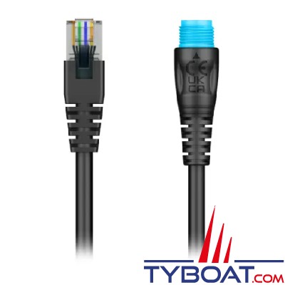 Garmin - Câble adaptateur réseau Garmin BlueNet vers RJ45 (mâle, non Garmin)