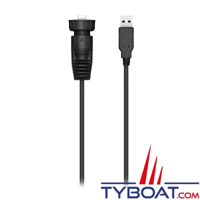 Garmin - Câble d’adaptateur USB-C à USB-A Mâle