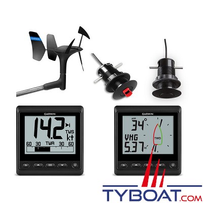 Garmin - GNX™ Wired Sail Pack 43 - (GNX™ Wind, GNX 20, gWind™, GDT™ 43 et GST™ 43 )