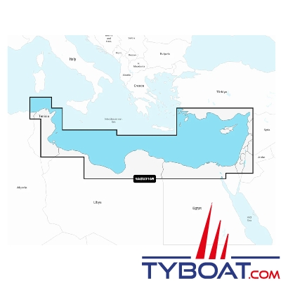 Garmin - NAEU016R - Mediterranean Sea, Southeast