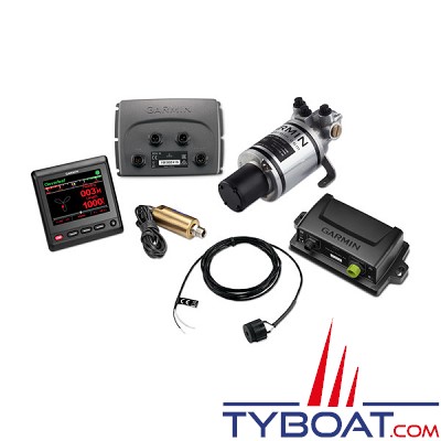 Garmin - Pack Pilote automatique Reactor™ 40 - Compact pour direction hydrauliques avec GHC™ 20 et Shadow Drive
