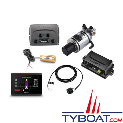 Garmin - Pack Pilote automatique Reactor™ 40 - Compact pour systèmes hydrauliques avec GHC™ 50 et technologie Shadow Drive™