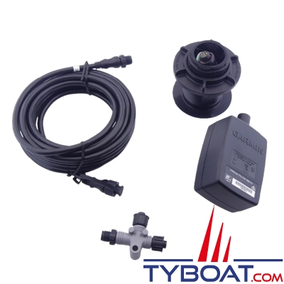 Garmin - Sonde Traversante intelligente NMEA 2000 - 150 Watts - 160 kHz - Faisceau 17.5° - Inclinaison 13 à 24°