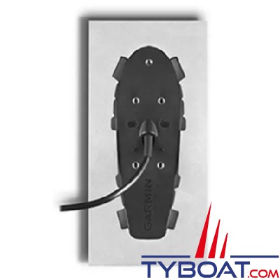 Garmin - Support de sonde à coller pour Kayak (compatible sonde Garmin 77/200kHz et GT20-TM)