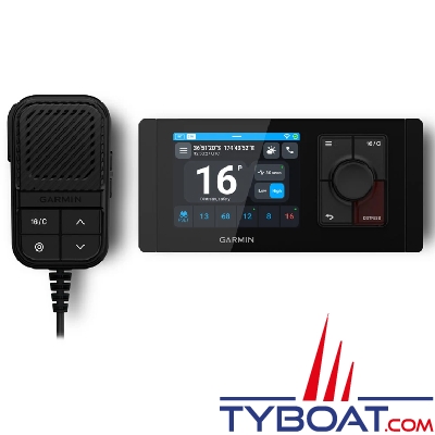 Garmin - VHF Signal 220 avec récepteur AIS intégré - Ecran tactile couleur - DSC Classe D - GPS intégré - NMEA2000 - IPX7