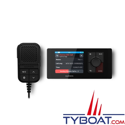 Garmin - VHF Signal 400 avec transpondeur AIS SOTDMA intégré - Ecran tactile couleur - DSC Classe D - GPS intégré - IPX7