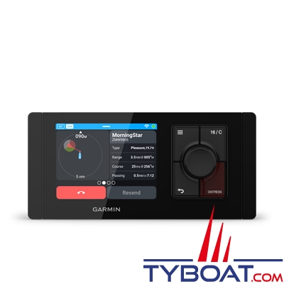 Garmin - VHF Signal 400 avec transpondeur AIS SOTDMA intégré - Ecran tactile couleur - DSC Classe D - GPS intégré - IPX7