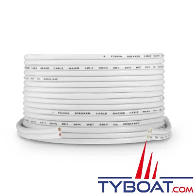 Fusion - Câble Haut-parleur, 7.62m, 16AWG/1.317mm2