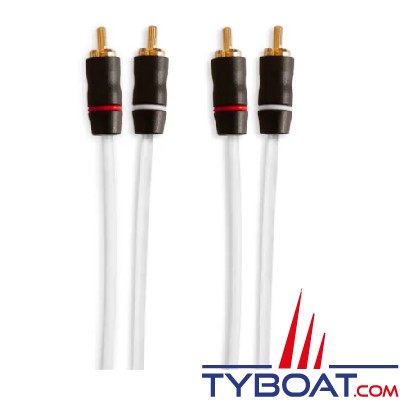 Fusion - Câble RCA Fusion®, EL-RCA6, 2 canaux, câble blindé torsadé  de 1,83 m 