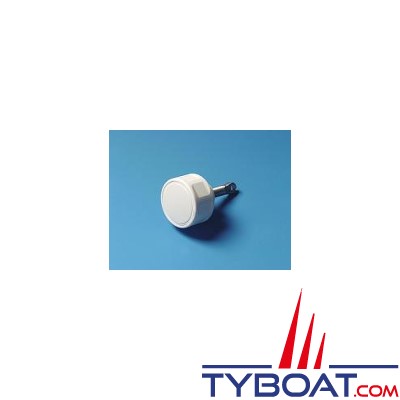 Gebo - Bouton blanc complet pour hublots 