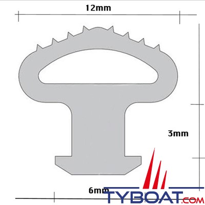 Gebo - Joint caoutchouc R113 pour hublots - au mètre