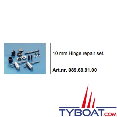 GEBO - Kit réparation pour charnière de 10 mm 