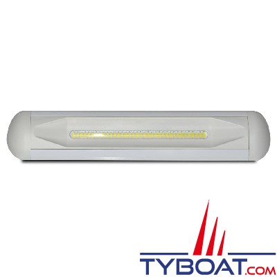 Genois - Eclairage de zone compact 36 Led - IP67 - Blanc froid - corps blanc - 12/24V