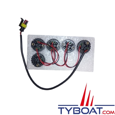 Genois - Kit 10 lampes Led (2x5) DRL avec dimmer