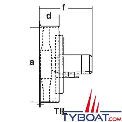 GIANNESCHI - TILMO254 - Ventilateur hélicoïdal 12V  Ø270mm