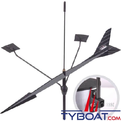 Girouette Windex 15 MK2 avec pic anti-oiseaux BirdSpike - 380mm