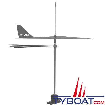 Girouette Windex 15 MK2 avec pic anti-oiseaux BirdSpike - 380mm