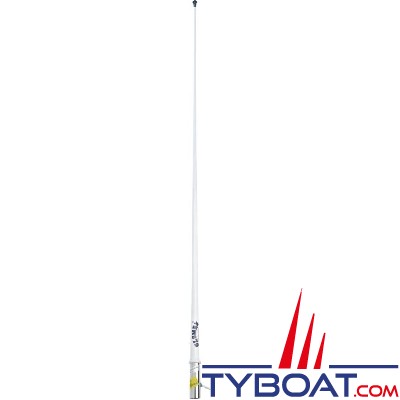 Glomex - Antenne AIS Glomeasy - 6 dB - fouet fibre de verre 2,4 m - RA1225FME
