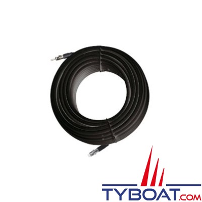 Glomex - Câble coaxial 18 m noir - 93 Ohms - Glomeasy RG62