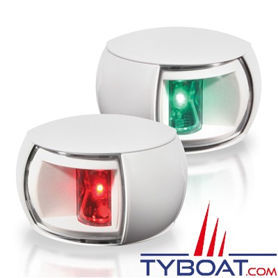 Hella Marine Naviled Compact - kit Feux de navigation blanc tribord + babord à Led 8 à 28 Volts