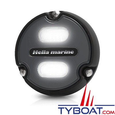 Hella Marine - Spot LED sous-marin Apelo A1 blanc/bleu 1800 lm lentille anthracite