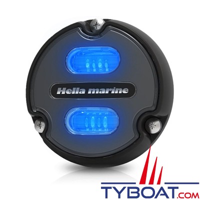 Hella Marine - Spot LED sous-marin Apelo A1 blanc/bleu 1800 lm lentille anthracite