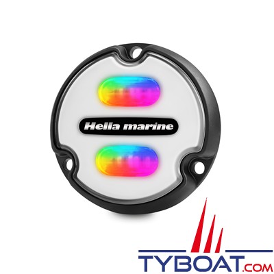 Hella Marine - Spot LED sous-marin Apelo A1 RVB 1800 lm lentille blanche