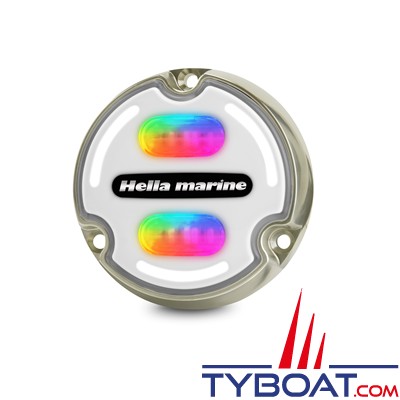 Hella Marine - Spot LED sous-marin Apelo A2 Bronze RVB 3000 lm