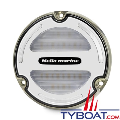 Hella Marine - Spot LED sous-marin Apelo A3 Bronze blanc/bleu 6000 lm