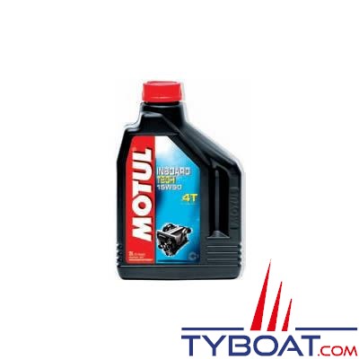 Huile technosynthèse Motul inboard TECH 4T  SAE 15W50 pour moteur essence - 2 litres