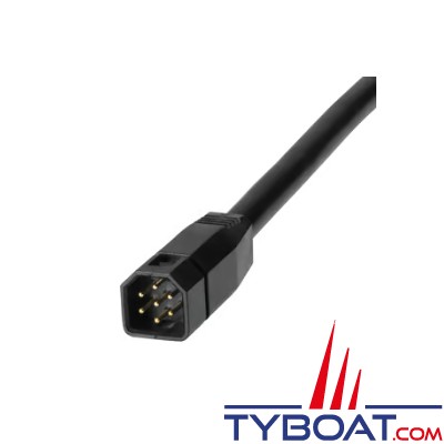 Humminbird - Sonde Tableau arrière CHIRP DS et MEGA SI+ pour HELIX G3/G4 - (XM-9-HW-MSI-T)