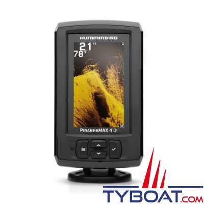 Humminbird - Sondeur couleur Piranha MAX4 DI - sonde tableau arrière - 200/455kHz