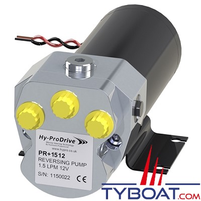 Hy-ProDrive - Pompe hydraulique réversible PR+15 24 - 24 Volts - 1,5 Litres/Minute