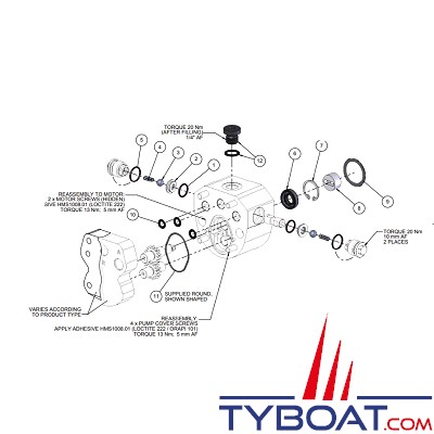 Hy-ProDrive - Kit maintenance pour pompes séries PR+